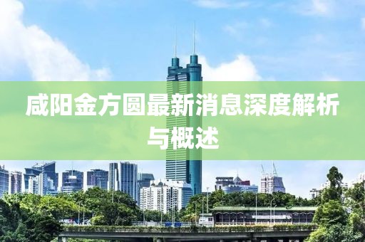 咸陽(yáng)金方圓最新消息深度解析與概述
