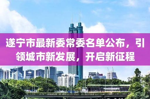 遂寧市最新委常委名單公布，引領(lǐng)城市新發(fā)展，開啟新征程