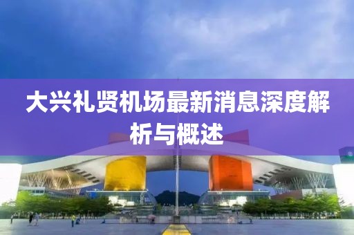 大興禮賢機(jī)場最新消息深度解析與概述