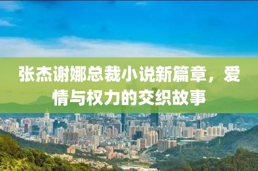 張杰謝娜總裁小說新篇章，愛情與權力的交織故事
