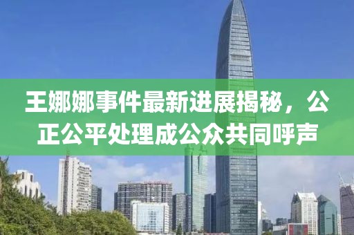 王娜娜事件最新進(jìn)展揭秘，公正公平處理成公眾共同呼聲