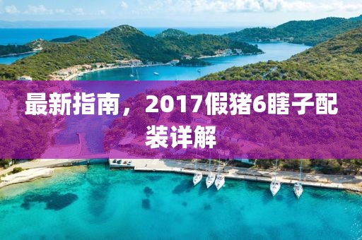 最新指南，2017假豬6瞎子配裝詳解