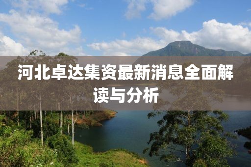 河北卓達集資最新消息全面解讀與分析