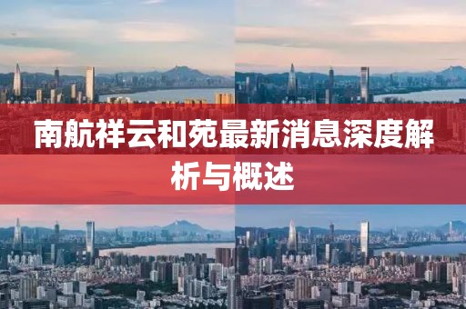南航祥云和苑最新消息深度解析與概述