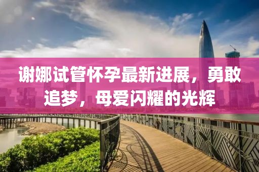 謝娜試管懷孕最新進展，勇敢追夢，母愛閃耀的光輝