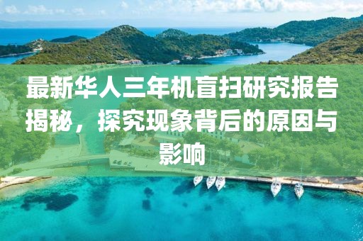 最新華人三年機盲掃研究報告揭秘，探究現(xiàn)象背后的原因與影響