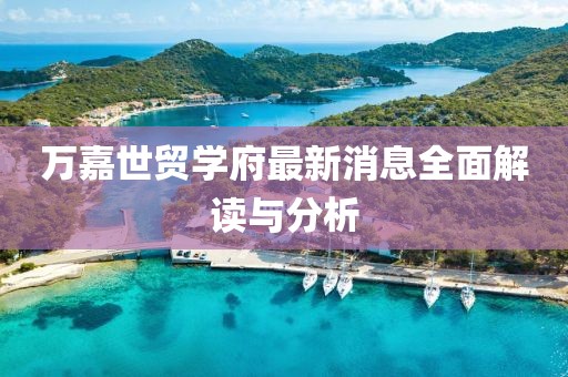 萬(wàn)嘉世貿(mào)學(xué)府最新消息全面解讀與分析