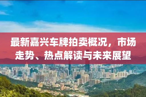 最新嘉興車牌拍賣概況，市場走勢、熱點(diǎn)解讀與未來展望