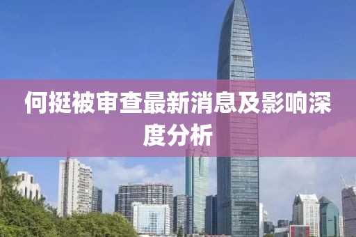 何挺被審查最新消息及影響深度分析
