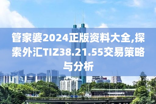 管家婆2024正版資料大全,探索外匯TIZ38.21.55交易策略與分析