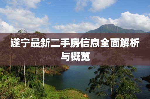 遂寧最新二手房信息全面解析與概覽