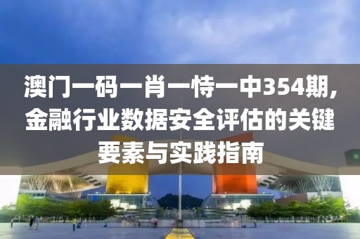 澳門一碼一肖一恃一中354期,金融行業(yè)數(shù)據(jù)安全評估的關(guān)鍵要素與實(shí)踐指南