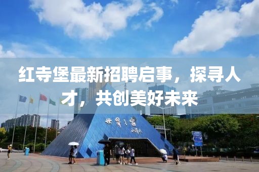 紅寺堡最新招聘啟事，探尋人才，共創(chuàng)美好未來