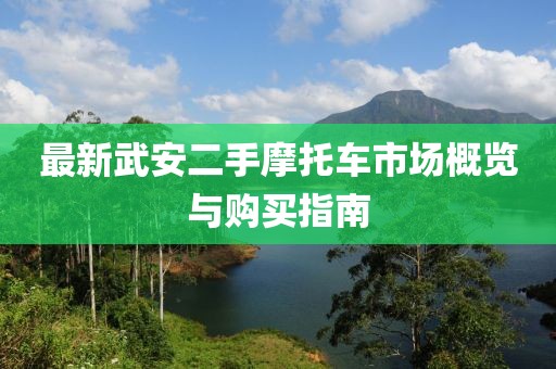 最新武安二手摩托車市場(chǎng)概覽與購(gòu)買指南