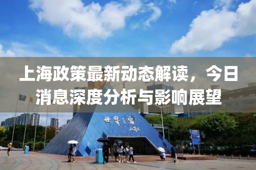 上海政策最新動(dòng)態(tài)解讀，今日消息深度分析與影響展望