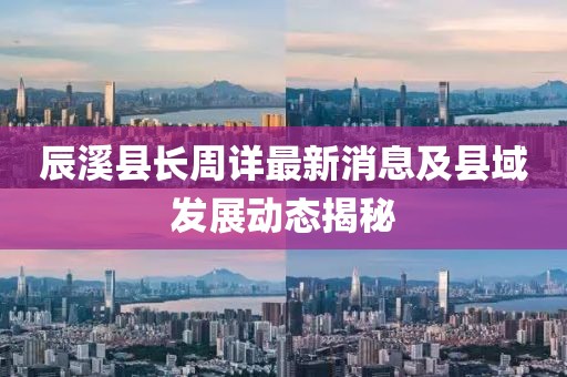 辰溪縣長(zhǎng)周詳最新消息及縣域發(fā)展動(dòng)態(tài)揭秘