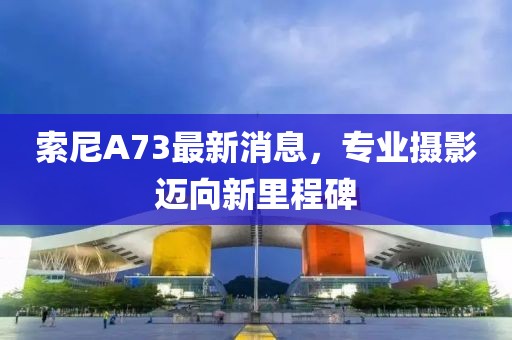 索尼A73最新消息，專業(yè)攝影邁向新里程碑
