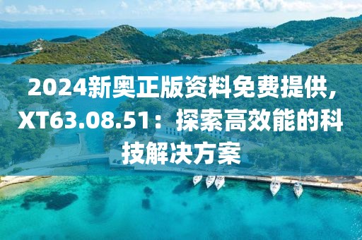 2024新奧正版資料免費提供,XT63.08.51：探索高效能的科技解決方案