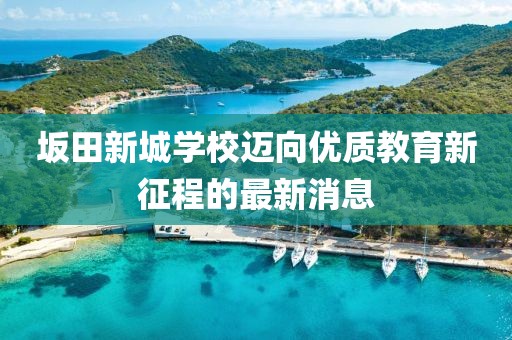 坂田新城學校邁向優(yōu)質(zhì)教育新征程的最新消息