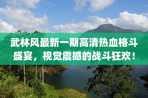 武林風(fēng)最新一期高清熱血格斗盛宴，視覺(jué)震撼的戰(zhàn)斗狂歡！