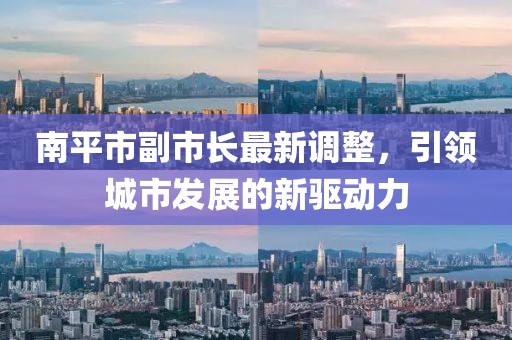 南平市副市長最新調(diào)整，引領(lǐng)城市發(fā)展的新驅(qū)動力