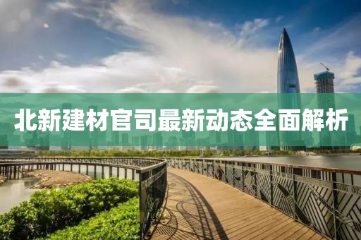 北新建材官司最新動態(tài)全面解析