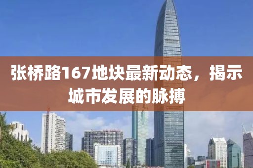 張橋路167地塊最新動(dòng)態(tài)，揭示城市發(fā)展的脈搏