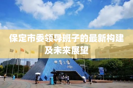 保定市委領導班子的最新構建及未來展望