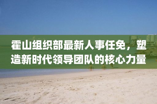 霍山組織部最新人事任免，塑造新時(shí)代領(lǐng)導(dǎo)團(tuán)隊(duì)的核心力量