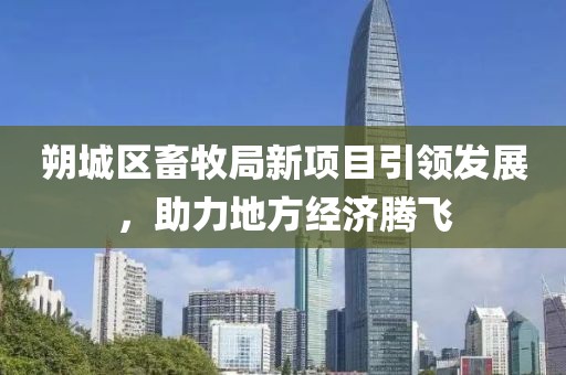 朔城區(qū)畜牧局新項目引領發(fā)展，助力地方經濟騰飛