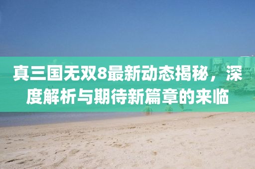 真三國無雙8最新動態(tài)揭秘，深度解析與期待新篇章的來臨