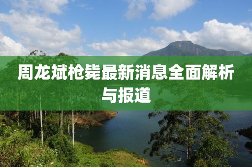 周龍斌槍斃最新消息全面解析與報道