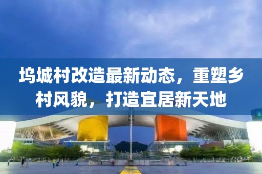 塢城村改造最新動態(tài)，重塑鄉(xiāng)村風貌，打造宜居新天地