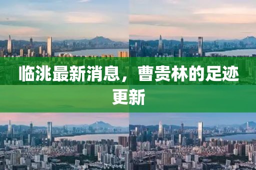 臨洮最新消息，曹貴林的足跡更新