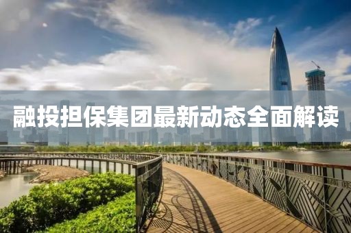 融投擔(dān)保集團(tuán)最新動態(tài)全面解讀