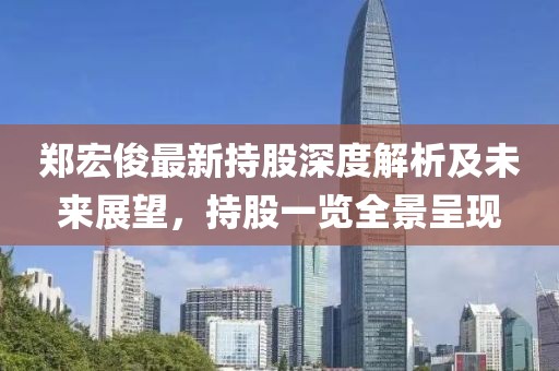 鄭宏俊最新持股深度解析及未來展望，持股一覽全景呈現(xiàn)