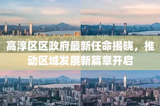 高淳區(qū)區(qū)政府最新任命揭曉，推動區(qū)域發(fā)展新篇章開啟