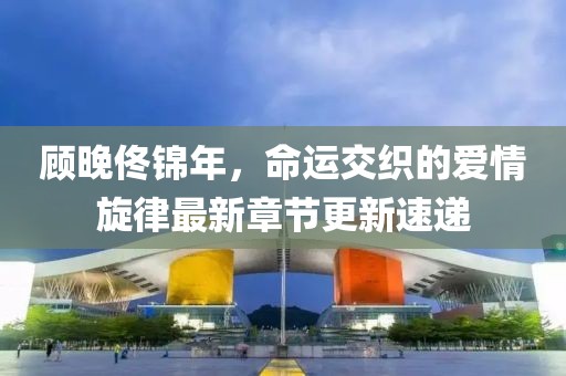 顧晚佟錦年，命運(yùn)交織的愛情旋律最新章節(jié)更新速遞