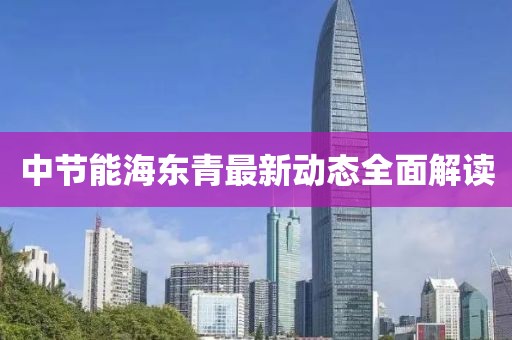 中節(jié)能海東青最新動態(tài)全面解讀