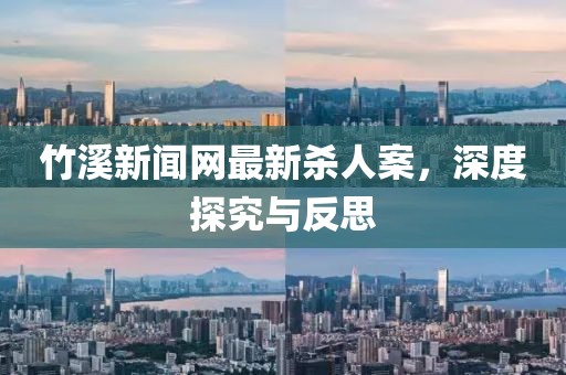 竹溪新聞網(wǎng)最新殺人案，深度探究與反思
