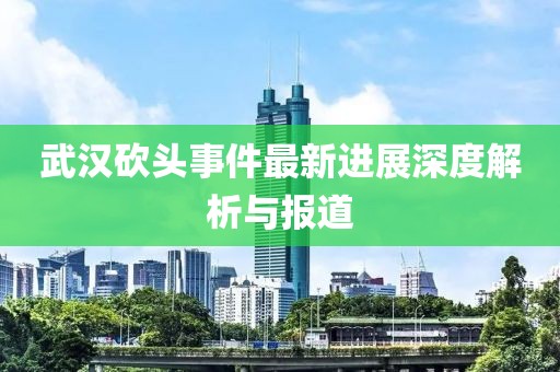 武漢砍頭事件最新進(jìn)展深度解析與報(bào)道