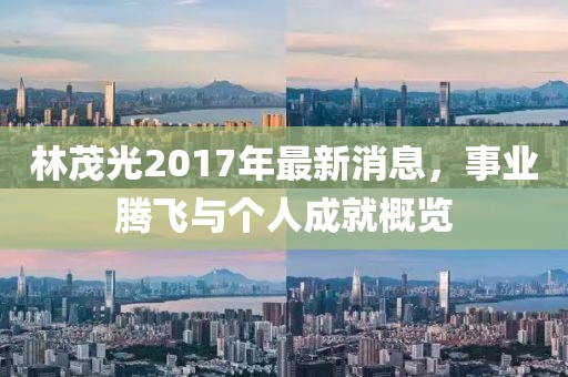 林茂光2017年最新消息，事業(yè)騰飛與個(gè)人成就概覽