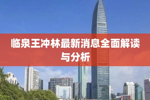 臨泉王沖林最新消息全面解讀與分析