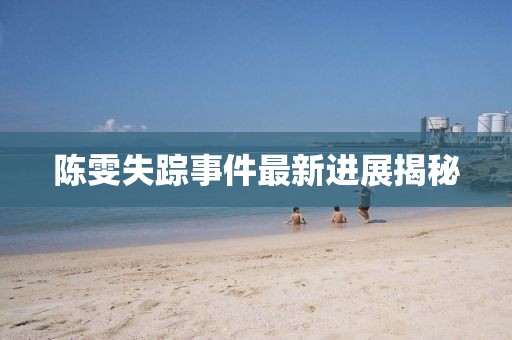 陳雯失蹤事件最新進(jìn)展揭秘