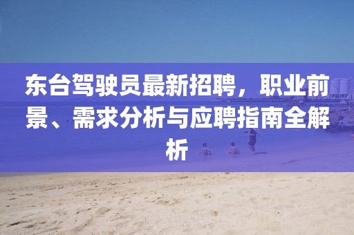 東臺駕駛員最新招聘，職業(yè)前景、需求分析與應(yīng)聘指南全解析