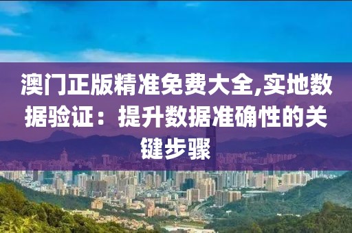 澳門正版精準免費大全,實地數(shù)據(jù)驗證：提升數(shù)據(jù)準確性的關(guān)鍵步驟