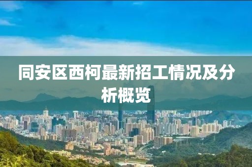 同安區(qū)西柯最新招工情況及分析概覽