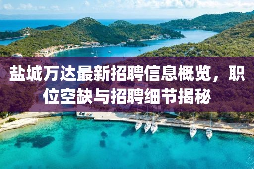 鹽城萬達最新招聘信息概覽，職位空缺與招聘細節(jié)揭秘