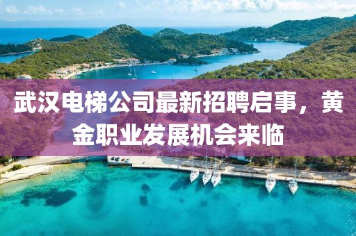武漢電梯公司最新招聘啟事，黃金職業(yè)發(fā)展機(jī)會(huì)來(lái)臨