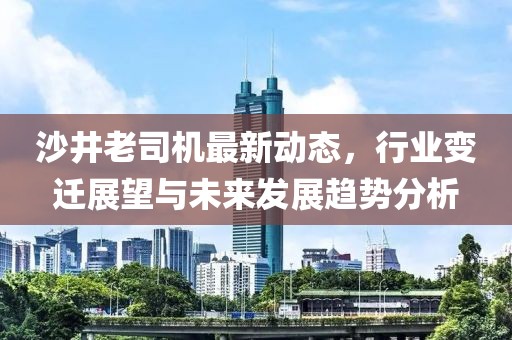 沙井老司機(jī)最新動(dòng)態(tài)，行業(yè)變遷展望與未來發(fā)展趨勢分析